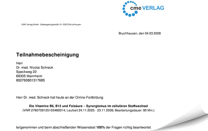 Zertifikat B-Vitamine